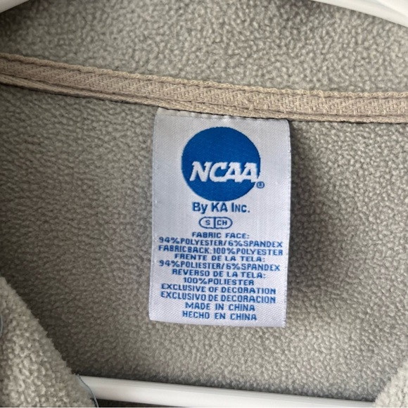 NCAA North Carolina Tar Heels Fleece Jacket Size Small Soft Shell - Picture 2 of 3